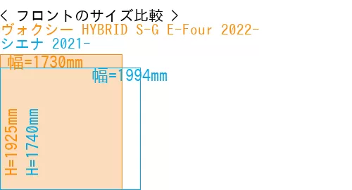#ヴォクシー HYBRID S-G E-Four 2022- + シエナ 2021-